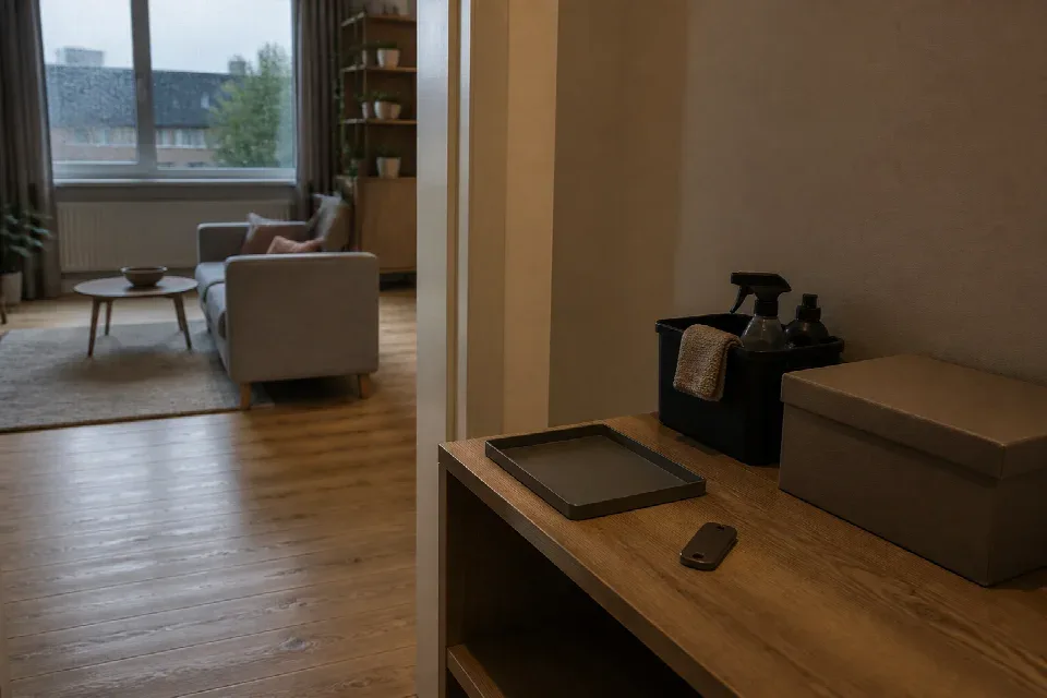 Připravený vstup pro první návštěvu úklidu – České Budějovice