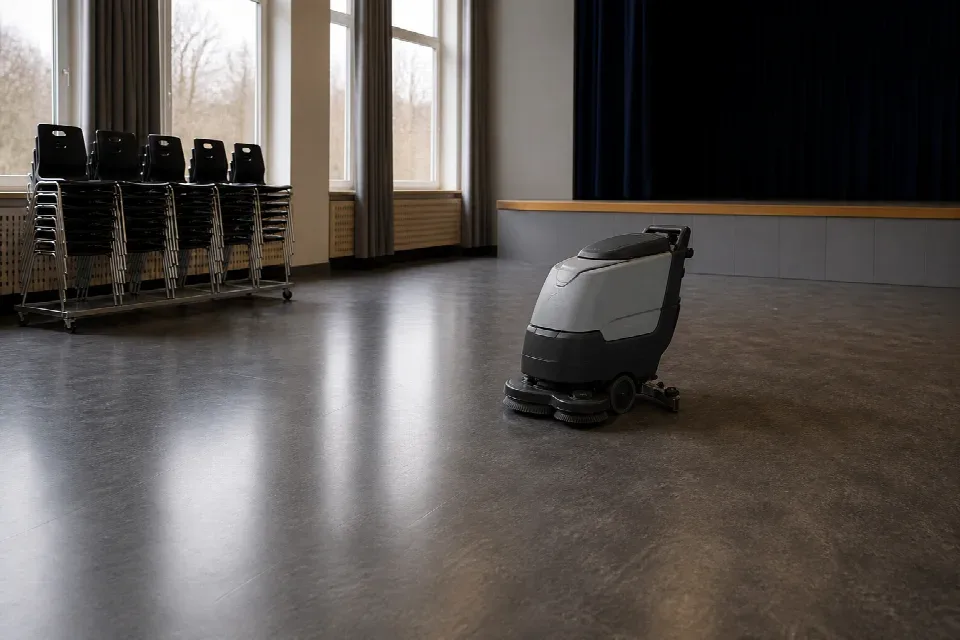 Periodický úklid podlahy v prázdné instituci – Ústí nad Labem